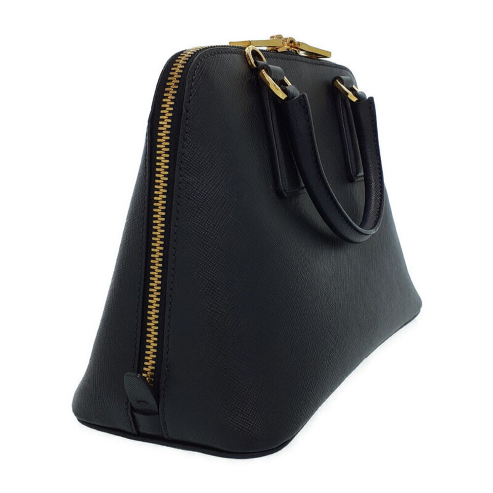 Prada Saffiano Promenade Black Shoulder Bag Leather